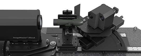 Test sample holder for spotting scope